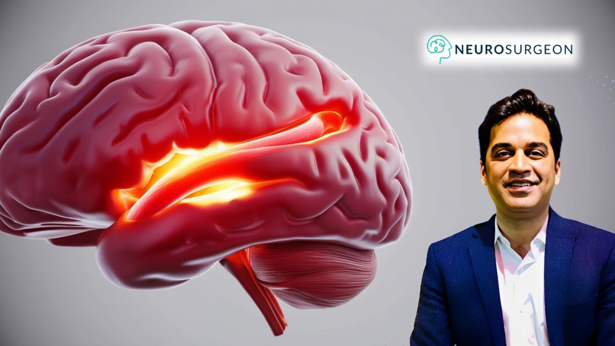 Why does a blood clot in the brain happen