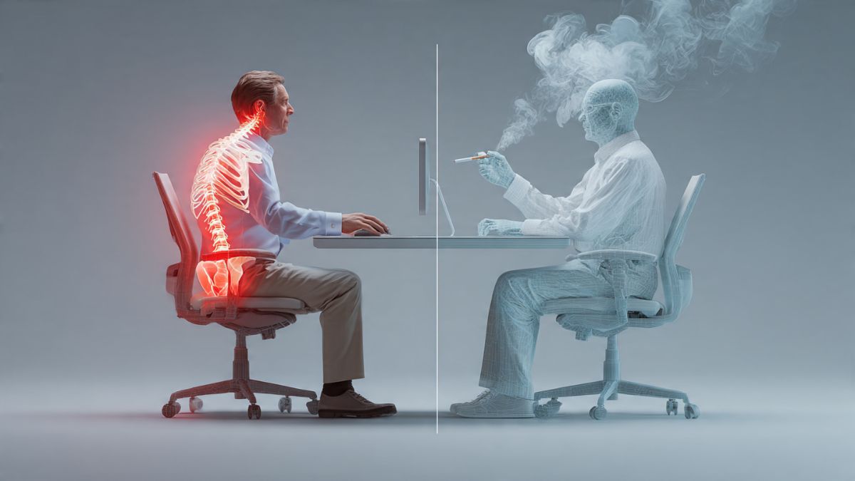 सिगरेट पीने के मामले - युवा लोगों में स्पाइन की समस्या