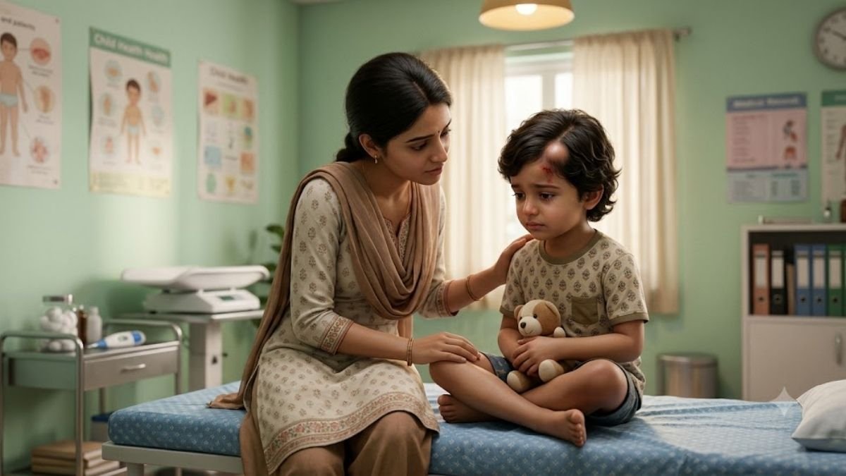 बच्चे के सिर पर गांठ पड़ने पर क्या करें