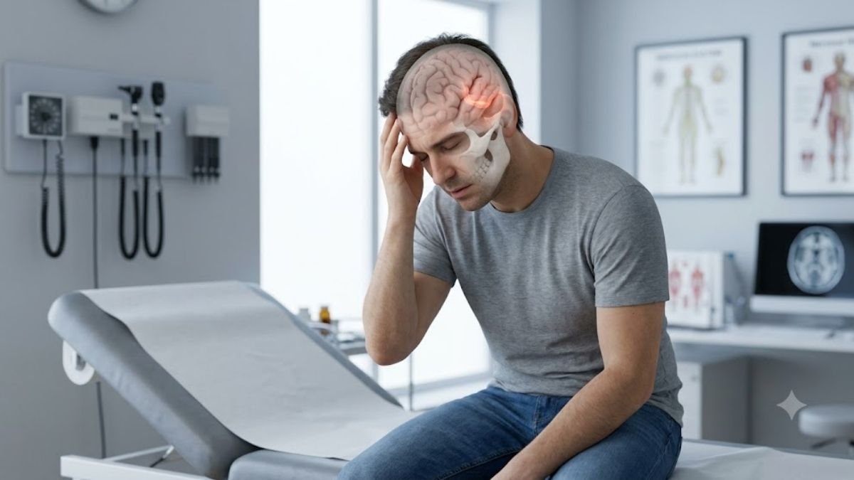 सिर पर गोला या गांठ ट्यूमर
