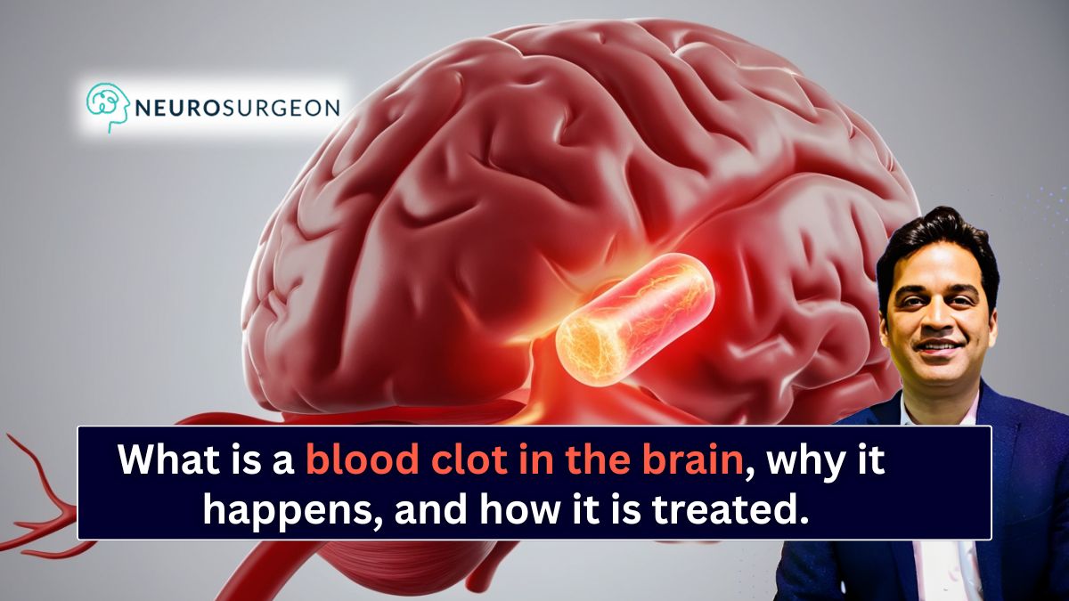 Know Important information about blood clot in the brain from neurosurgeon Dr. Amit Deora