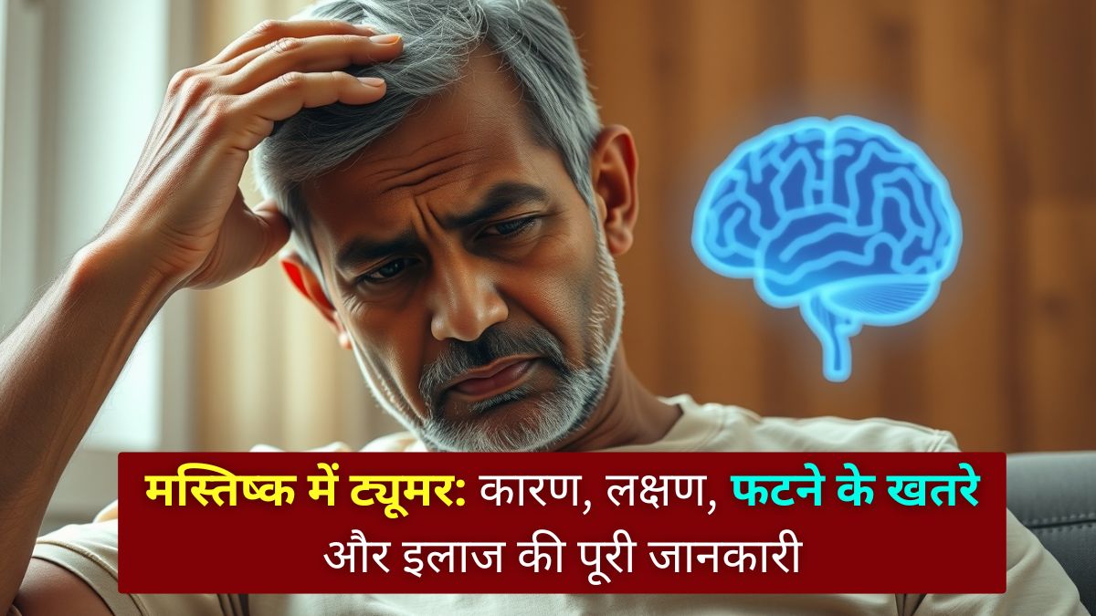 मस्तिष्क में ट्यूमर कारण, लक्षण, फटने के खतरे और इलाज की पूरी जानकारी