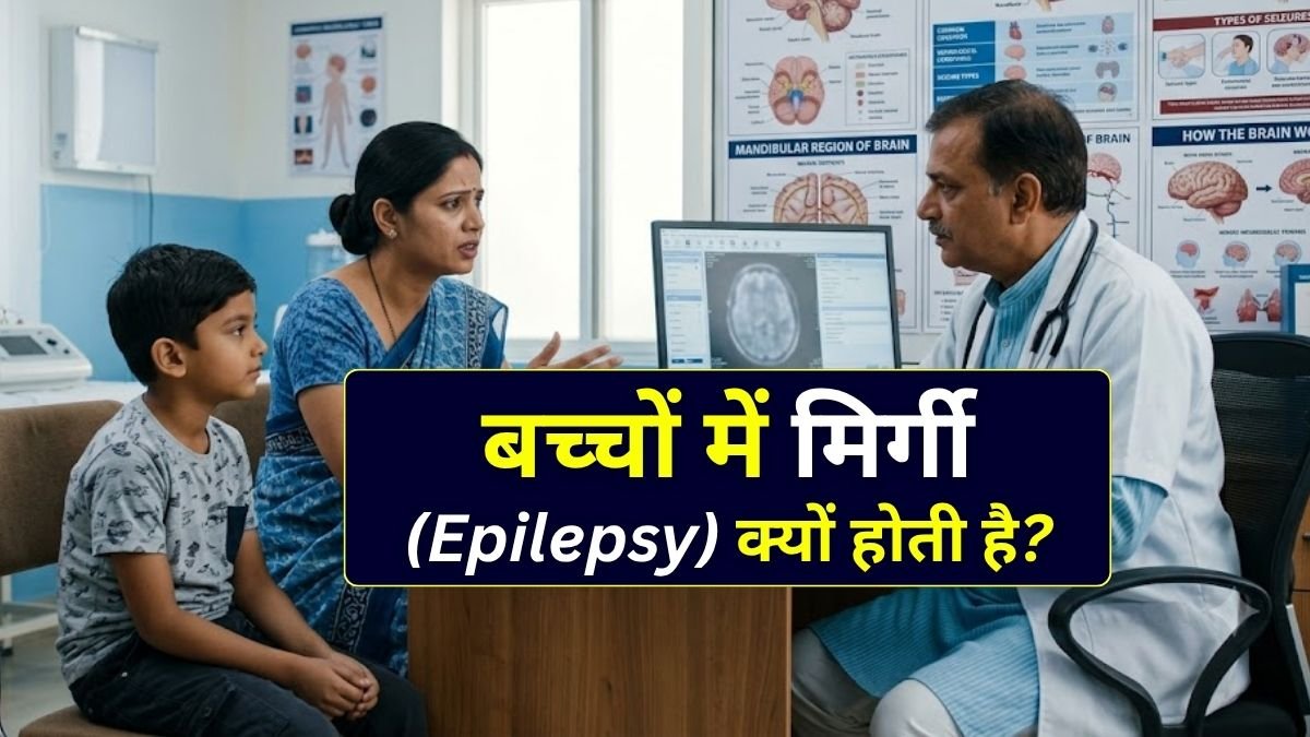 बच्चों में मिर्गी क्यों होती है जानें लक्षण, कारण और इलाज की पूरी जानकारी